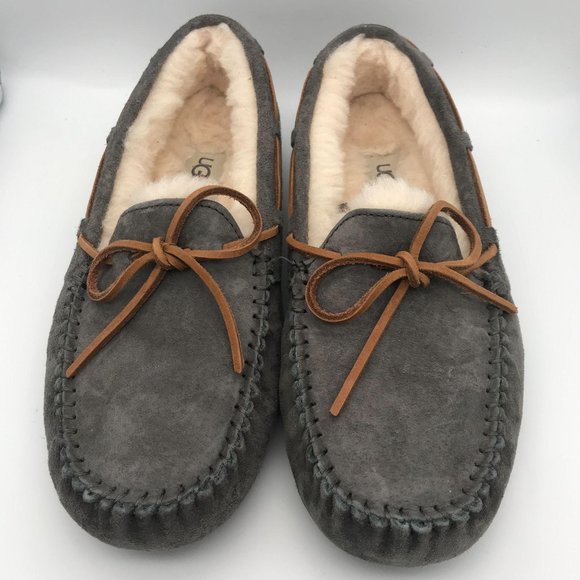 gray ugg moccasins